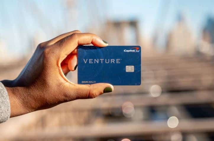Credit Card Capital One Venture Rewards: For frequent travelers seeking luxury benefits with low annual fee!