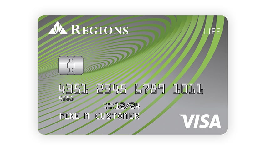 Empower your finances: Exploring the Life Visa Credit Card from Regions Bank