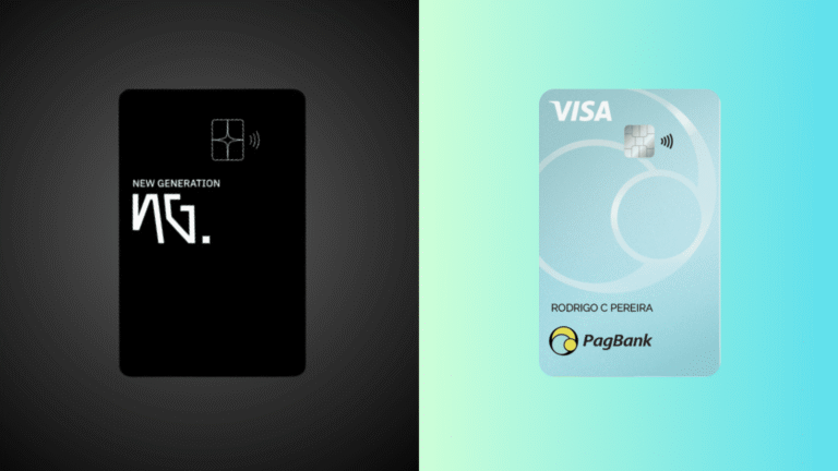NG Cash x PagBank Visa: Qual cartão de crédito faz mais sentido para seu bolso?