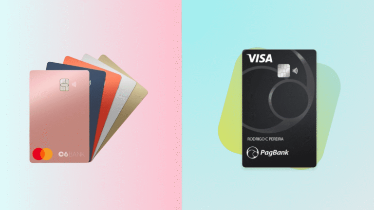 Cartão C6 Bank vs Cartão PagBank Visa: Descubra qual combina mais com o seu perfil financeiro