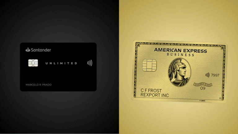 Santander Unlimited x American Express Gold Card: O confronto definitivo entre os cartões de luxo em 2025