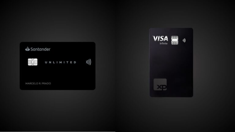 Cartão Santander Unlimited vs XP Visa Infinite: descubra qual é o mais vantajoso para você