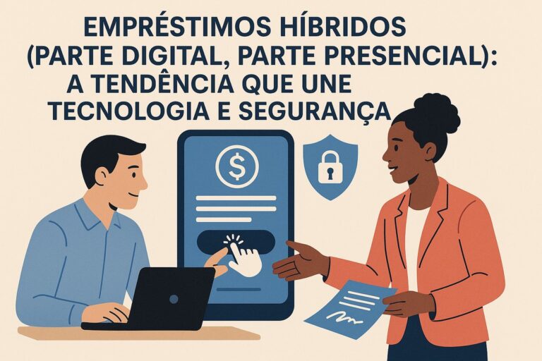 Empréstimos híbridos (parte digital, parte presencial): a tendência que une tecnologia e segurança