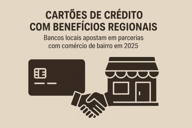 Cartões de crédito com benefícios regionais: bancos locais apostam em parcerias com comércio de bairro em 2025
