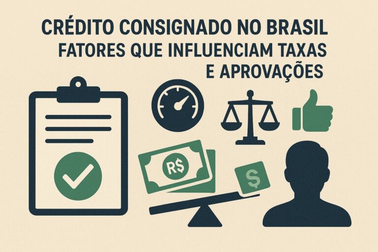 Crédito consignado no Brasil: fatores que influenciam taxas e aprovações