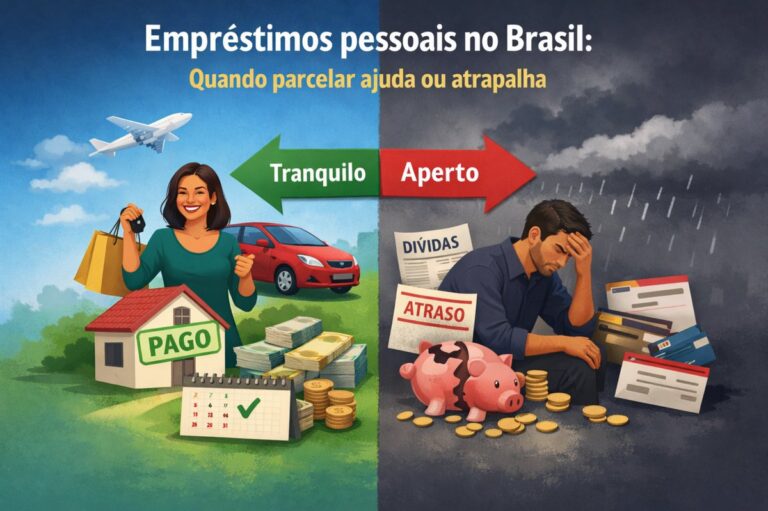 Empréstimos pessoais no Brasil: quando parcelar ajuda ou atrapalha