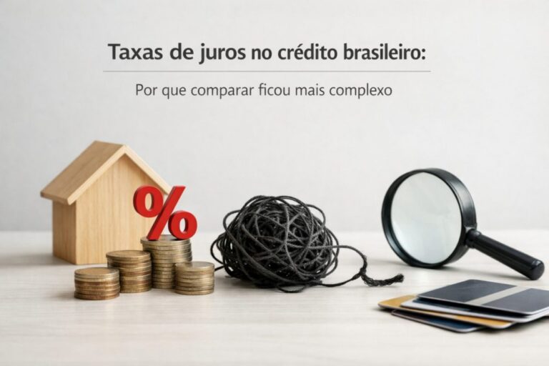 Taxas de juros no crédito brasileiro: por que comparar ficou mais complexo