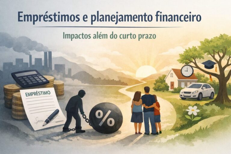 Empréstimos e planejamento financeiro: impactos além do curto prazo