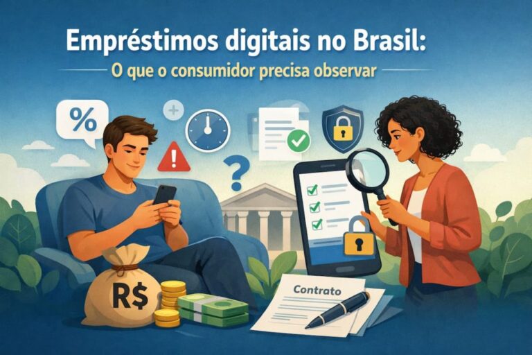 Empréstimos digitais no Brasil: o que o consumidor precisa observar