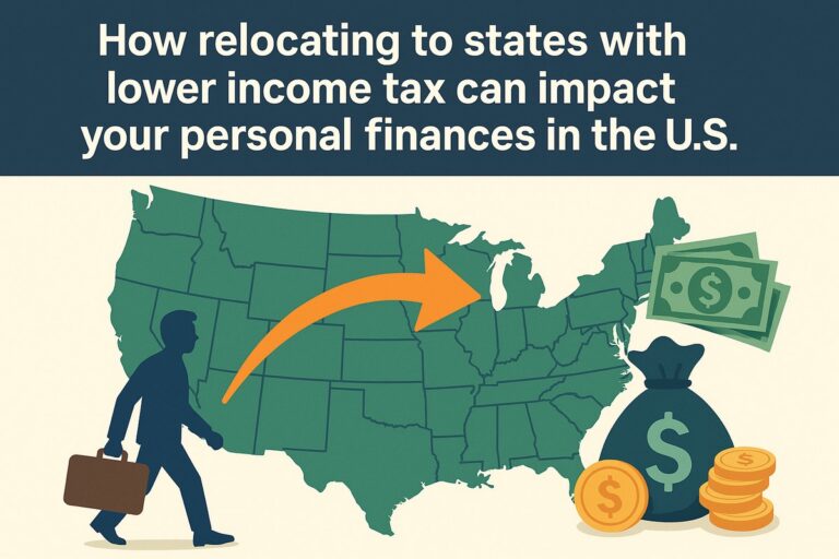 How relocating to states with lower income tax can impact your personal finances in the U.S.