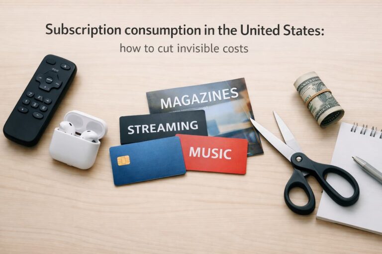 Subscription consumption in the United States: how to cut invisible costs