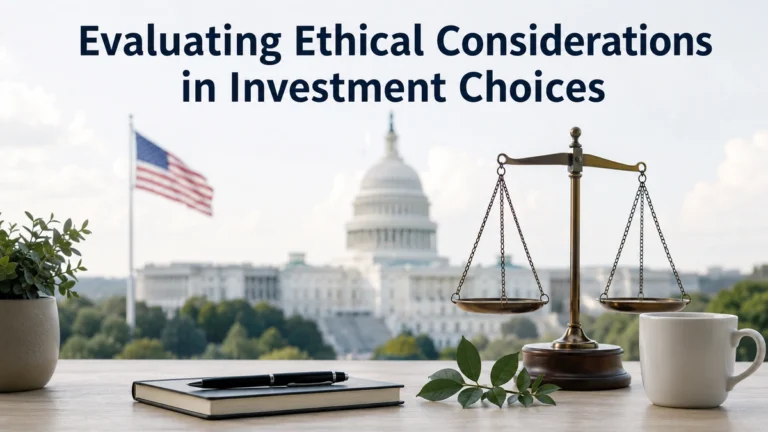 Evaluating Ethical Considerations in Investment Choices
