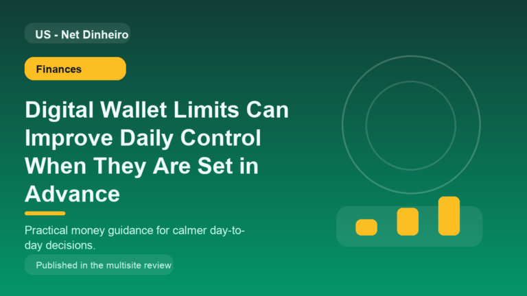 Digital Wallet Limits Can Improve Daily Control When They Are Set in Advance