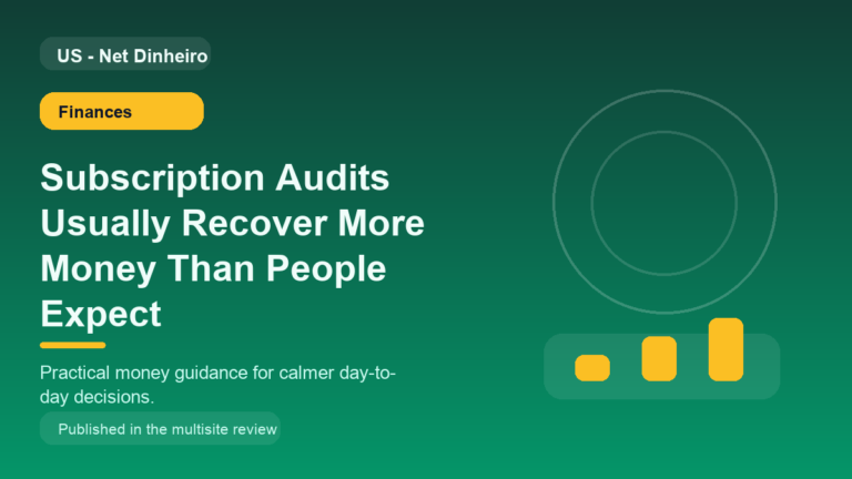 Subscription Audits Usually Recover More Money Than People Expect