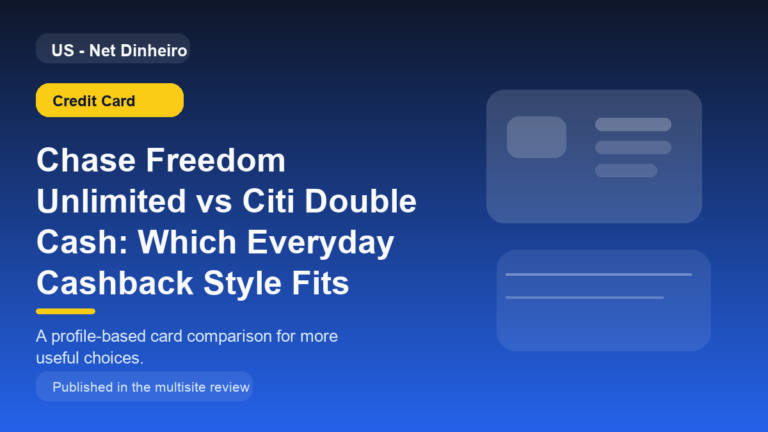 Chase Freedom Unlimited vs Citi Double Cash: Which Everyday Cashback Style Fits Better?