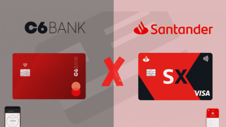 Cartão Santander SX x Cartão C6 Bank: Confira o comparativo dessas duas opções!