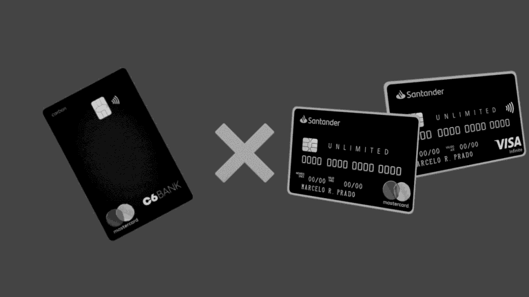 Cartão Santander Unlimited x Cartão C6 Carbon: Conheça cada uma das opções!