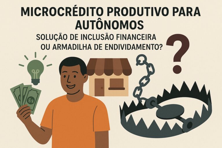 Microcrédito produtivo para autônomos: solução de inclusão financeira ou armadilha de endividamento?