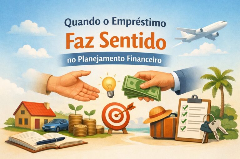 Quando o empréstimo faz sentido no planejamento financeiro