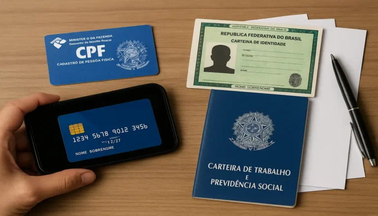 Documentos necessários para solicitar cartões de crédito em 2025: o que você precisa ter em mãos