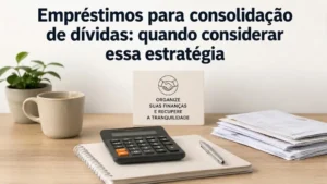 Empréstimos para consolidação de dívidas: quando considerar essa estratégia