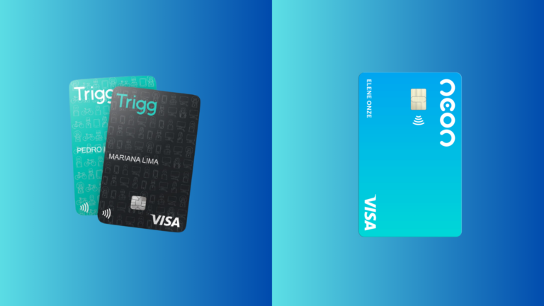 Trigg x Neon: Comparativo entre dois grandes nomes dos cartões digitais!