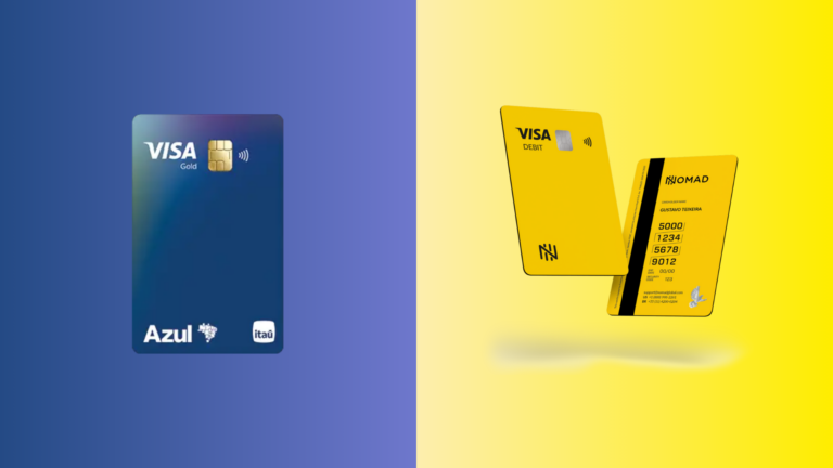 Azul Gold x Nomad: Qual é o cartão ideal para você?