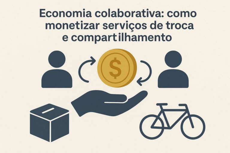 Economia colaborativa: como monetizar serviços de troca e compartilhamento?
