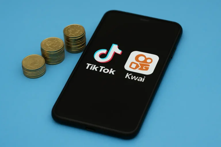 Monetização de conteúdo no TikTok e Kwai