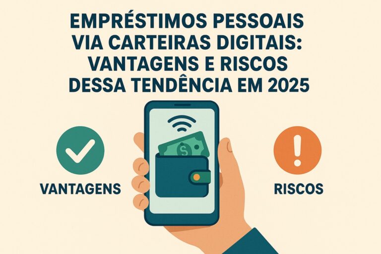 Empréstimos pessoais via carteiras digitais: vantagens e riscos dessa tendência em 2025