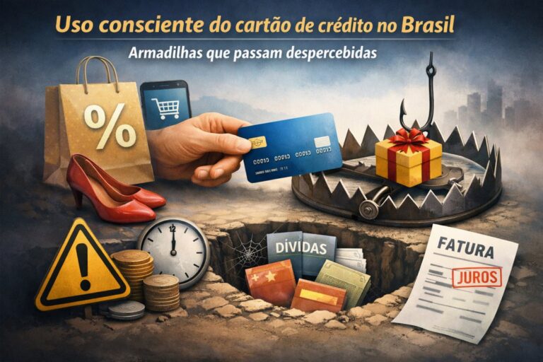 Uso consciente do cartão de crédito no Brasil: armadilhas que passam despercebidas