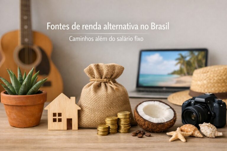 Fontes de renda alternativa no Brasil: caminhos além do salário fixo