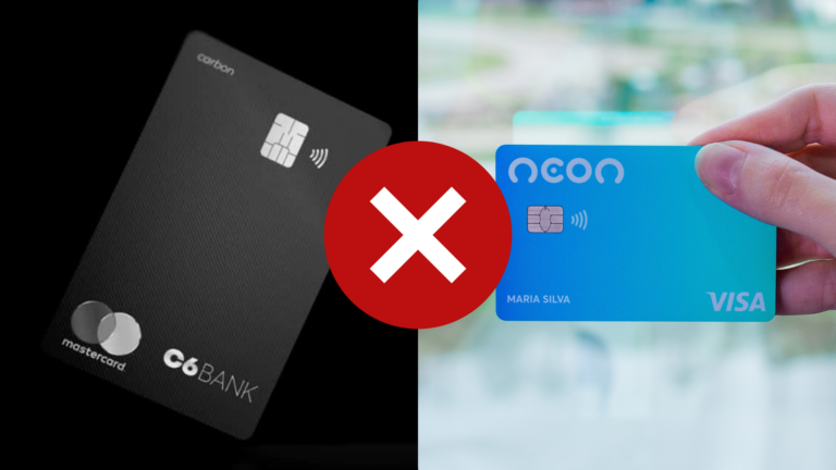 Cartão C6 Bank x Cartão Neon: Qual melhor cartão sem anuidade?