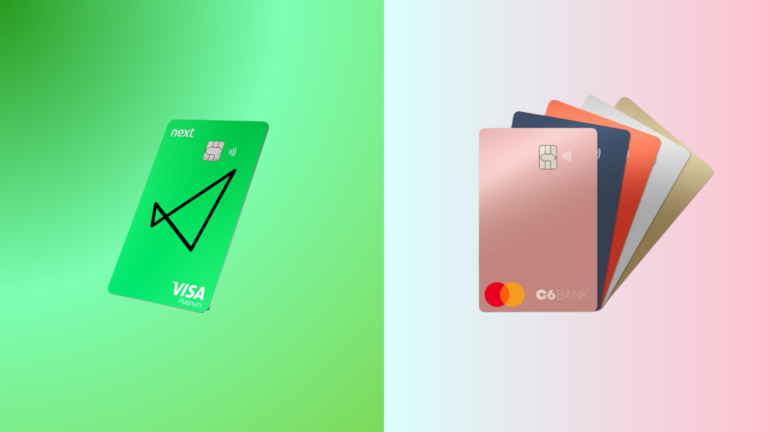 Next vs. C6 Bank: Qual cartão vai levar seu dinheiro mais longe?