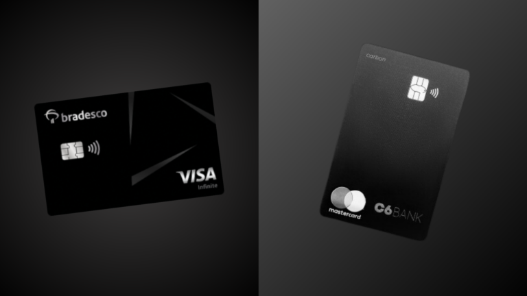 Bradesco Visa Infinite ou C6 Carbon: Escolha seu cartão Black!