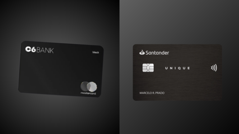 C6 Black ou Santander Unique Pontos: Qual cartão premium combina com você?