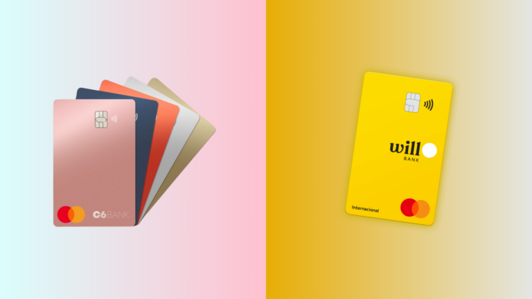 C6 Bank x Will Bank: Qual cartão se destaca mais no seu bolso?