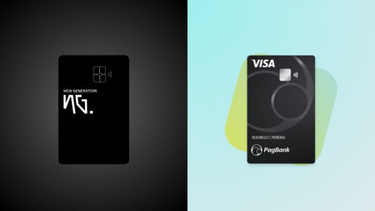 NG Cash x PagBank Visa: Descubra qual cartão inteligente faz mais sentido para você